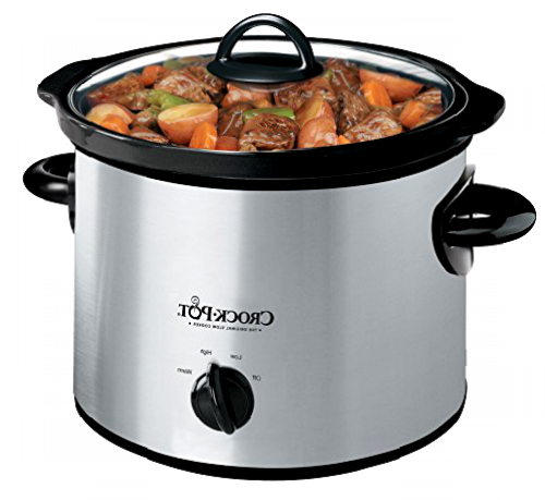 Crock-Pot – Olla de 3-quart redondo Manual olla de cocción lenta (