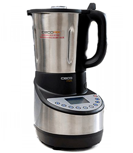 Cecomix C04000 Robot Cocina y tritura, 1500 W, 3.3 litros, PU|Acero Inoxidable, Plata