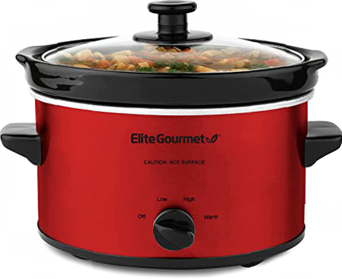 Elite Gourmet olla eléctrica lenta, temperatura ajustable