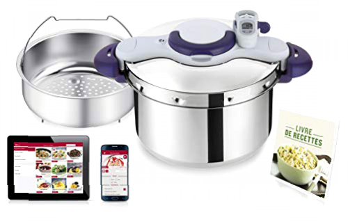 Tefal SEB P4624800/07 Clipso - Olla a presión, Acero Inoxidable, Acero Inoxidable, 7.5L