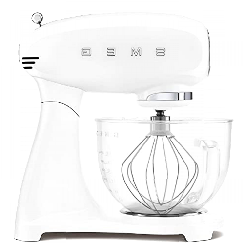 Smeg SMF13WHEU Robot de Cocina, 800 W, Vidrio, 10 Velocidades