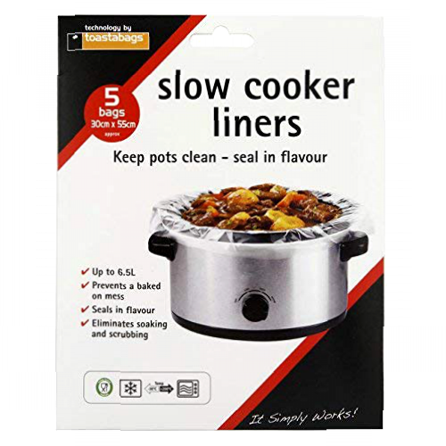 Bolsas de cocina lenta (30 x 55 cm, capacidad para hasta 6,5 litros)