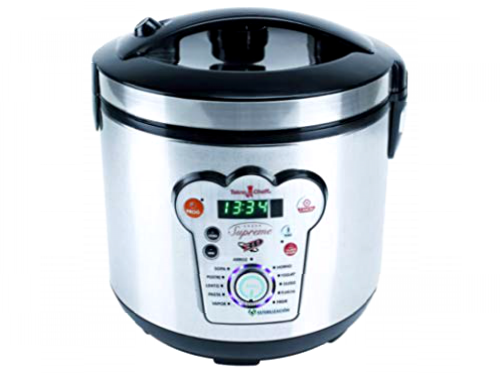 BE PRO Robot de Cocina Tekno Cheff Supreme. 14 menus 6 litros Cubeta Natural Stone, Programación 24 Horas