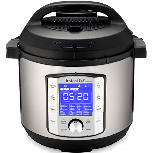 Instant Pot Olla a presión eléctrica DUO EVO PLUS 5.7L. 10 funciones en 1: esterilizador, olla de cocción lenta, olla arrocera, máquina de hacer granos, vaporera, salteado