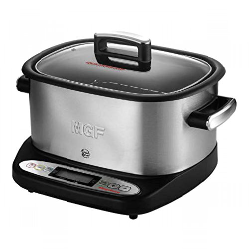 MAGEFESA 02MC6601000 02MC6601000-Olla de cocción Lenta eléctrica Modelo GUISOTHERM de Acero Inoxidable MGF6601 MULTICOOKER 6L, Multicolor