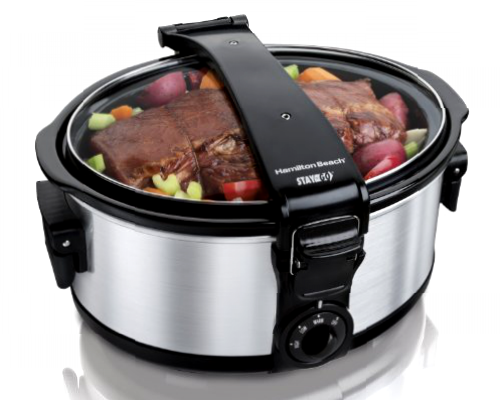 Hamilton Beach 33461-CE Olla de cocción, 265 W, 5.5 litros, Stainless Steel, Acero Inoxidable