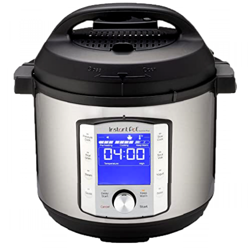 Instant Pot DUO EVO PLUS 113-0069-01-EU - Olla a presión eléctrica (7,6 L, 10 funciones en 1: esterilizador, hervidor lento, arrocera, vaporera, sauté, 113-0069-01-EU), color plateado