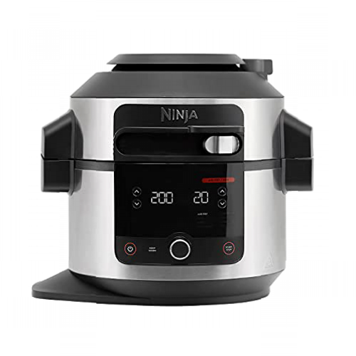 NINJA Foodi 11-in-1 SmartLid Multi-Cooker 6L [OL550UK] olla a presión, freidora de aire, Combi-Steam, cocinar a fuego lento, parrilla, hornear