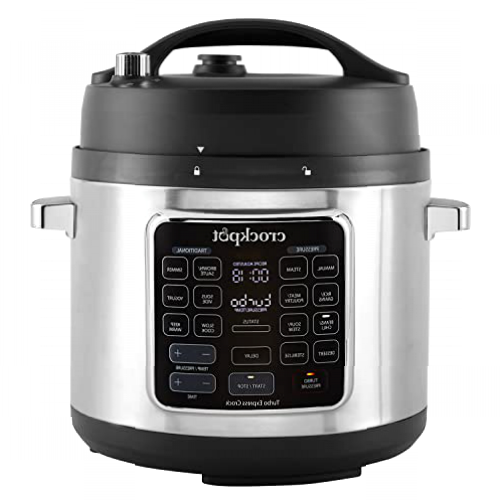 Crockpot Multicooker Turbo Express | Opciones de cocción 14 en 1 | Cocción rápida a presión, olla lenta, vapor, sous vide, esterilizar, turbo | 5,6 L (más de 6 personas) | CSC062X