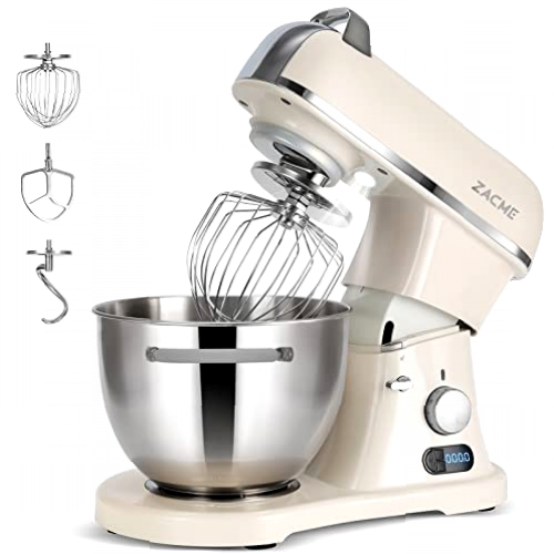 Robot de Cocina Multifuncional 7L ,Batidora Amasadora Repostería Profesional 1500W, 6 Velocidades con Turbo, Vaso de Licuadora, Picadora de Carne, Tazón Grande, Protección