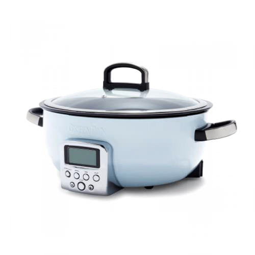 GreenPan Olla Multifunción Programable, capacidad 5.6L, sin PFAS, color azul