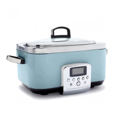 GreenPan Olla de Cocción Lenta, capacidad 6L, sin PFAS, color azul