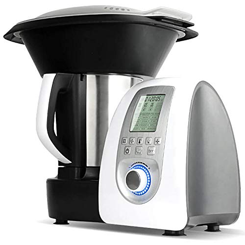 Gridinlux | Robot de Cocina Multifunción | 14 Funciones 19 Programas | Incluye Báscula | Jarra Acero Inoxidable 3,5 L | Vaporera 2 Niveles | 10 Velocidades | Máxima Seguridad | Accesorios y Recetario