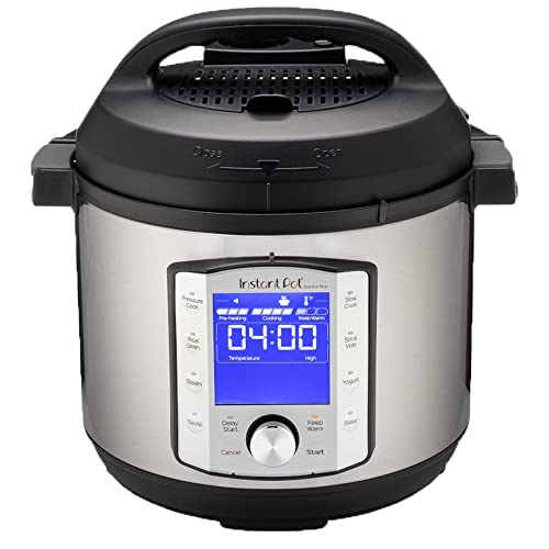 Instant Pot DUO EVO PLUS 113-0069-01-EU – Olla a presión eléctrica (7,6 L, 10 funciones en 1: esterilizador, hervidor lento, arrocera, vaporera, sauté, 113-0069-01-EU), color plateado