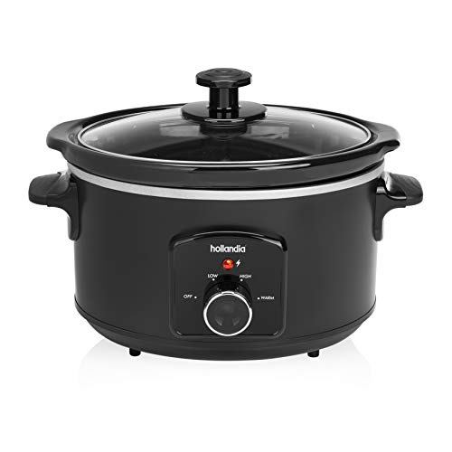COCEDOR TRISTAR OLLA COCCION LENTA 35 L. 180 W NEGRO